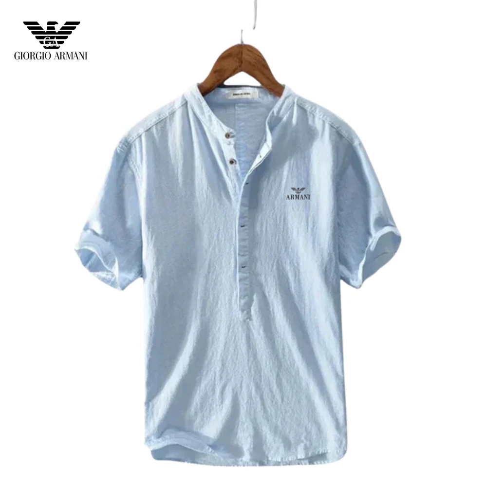 Armani – Summer Linen Shirt – Premium Men’s Style