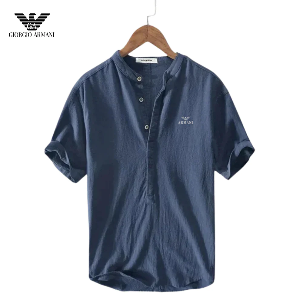 Armani – Summer Linen Shirt – Premium Men’s Style