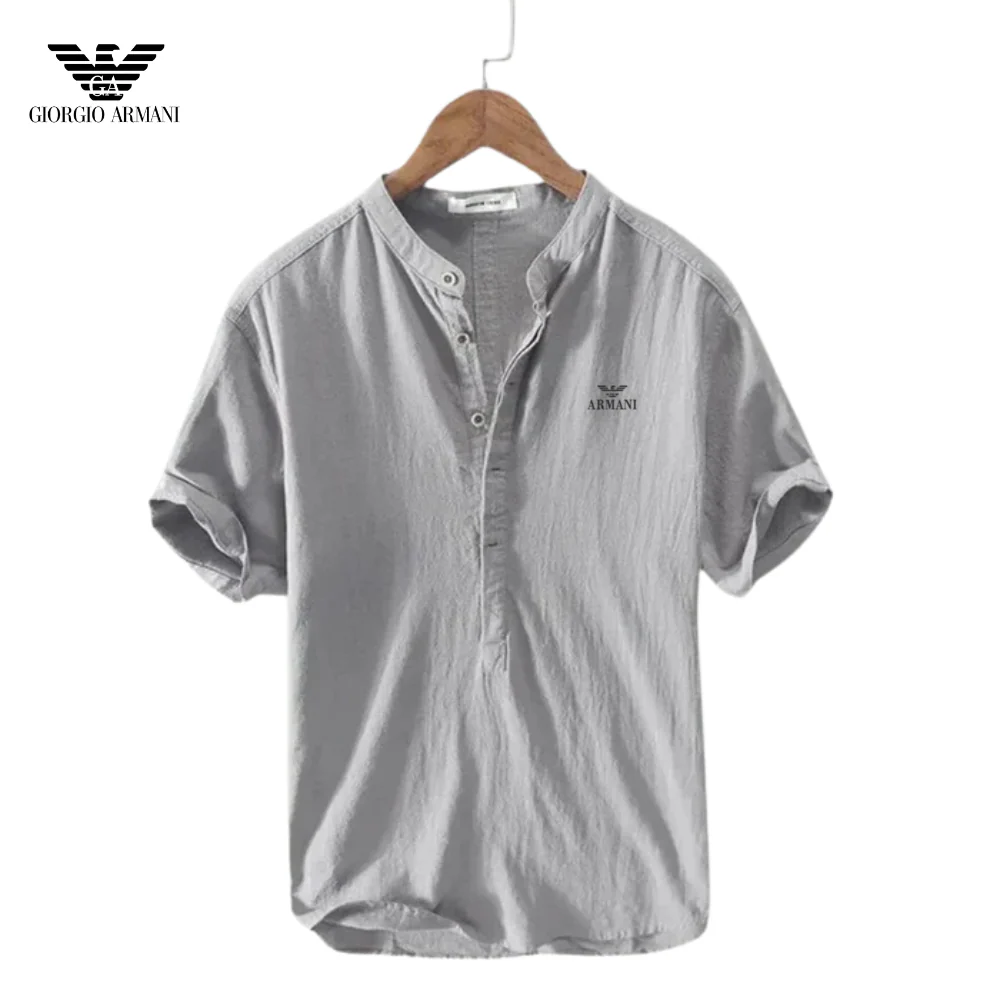 Armani – Summer Linen Shirt – Premium Men’s Style