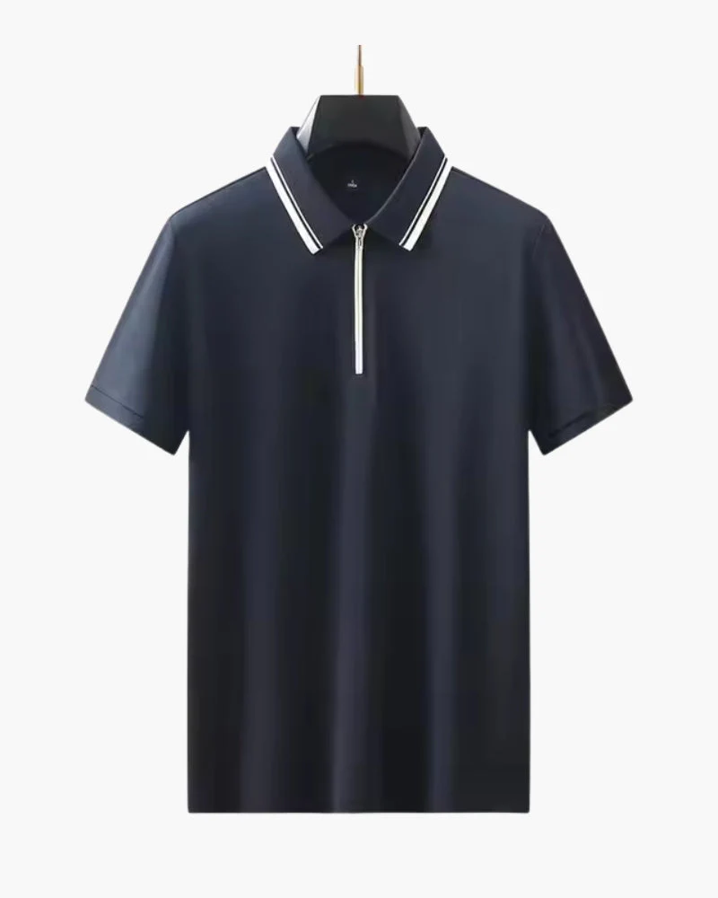 The Ridgeway Zip Polo